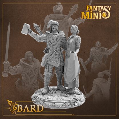fantasy bard miniature fantasy minis