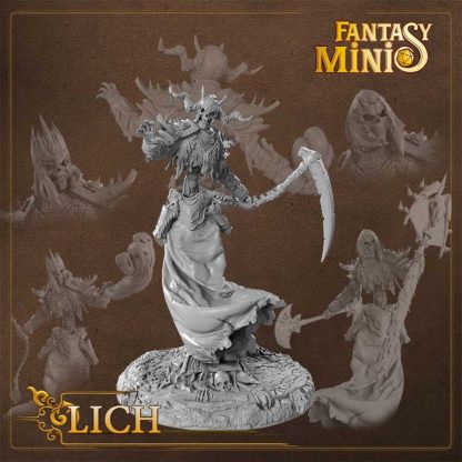 Fantasy Lich Miniature Fantasy Minis