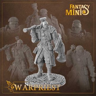 Fantasy war priest miniature Fantasy Minis