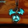 Glow-in-the-dark Dragon Pendant Necklace - Image 2