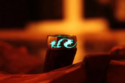 Glow-in-the-Dark Dragon Ring Band