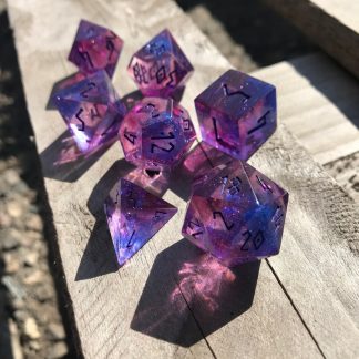 Purple Universe Dice Set Fantasy Minis